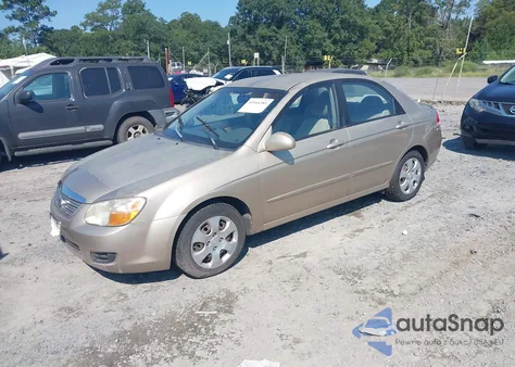 2007 Kia Spectra Ex from USA, damaged, VIN KNAFE121275455787